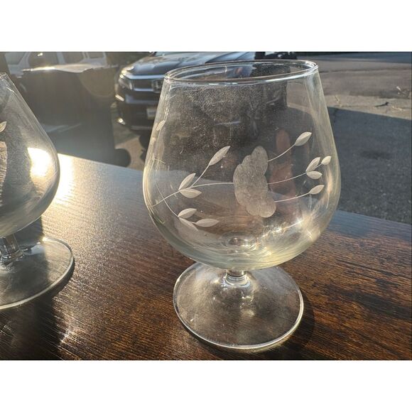 *VINTAGE* 2 PRINCESS HOUSE HERITAGE BRANDY GLASSES / SNIFTERS - Picture 7 of 7